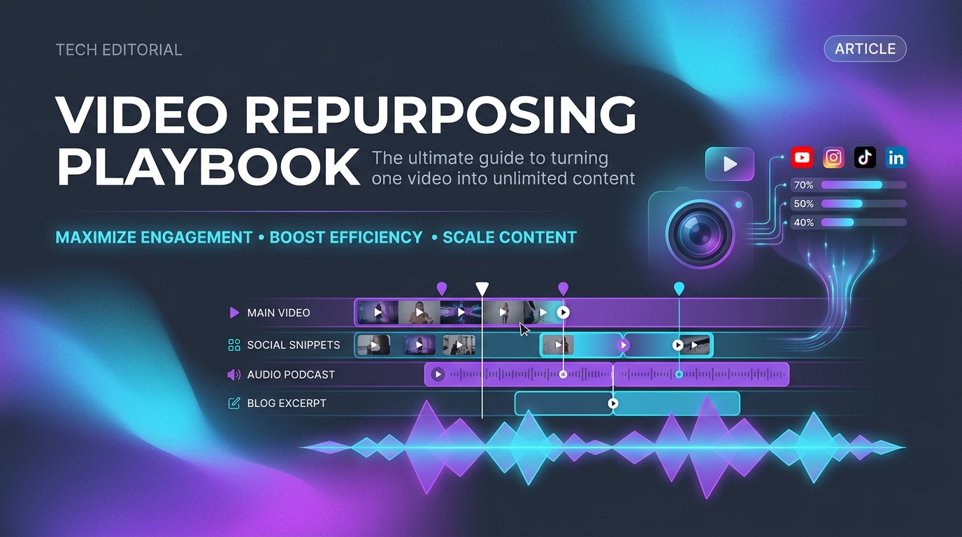Video Repurposing Playbook: How Creators and Founders 10x Content in 2026